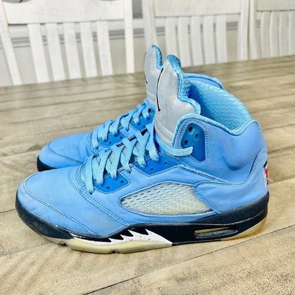 Air Jordan 5 Retro UNC University Blue Men’s Size 12 - Picture 2 of 8